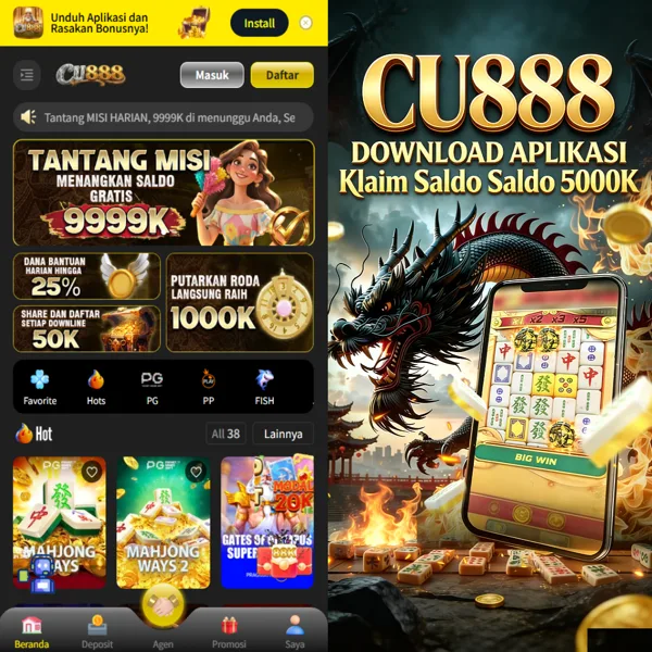 CU888 Bonus Member Baru 100%
